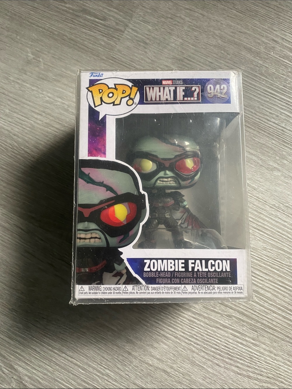Funko Pop! Zombie Falcon Vinyl Figure - Green, Red, Yellow
